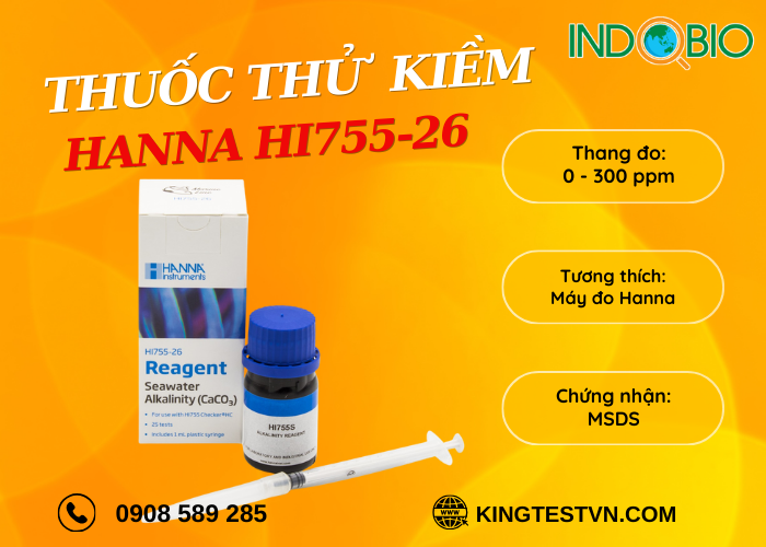 Thuốc thử kiềm Hanna HI755-26